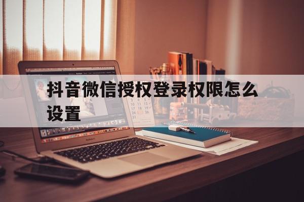 抖音微信授权登录权限怎么设置