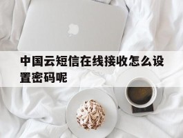 中国云短信在线接收怎么设置密码呢