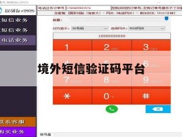 境外短信验证码平台