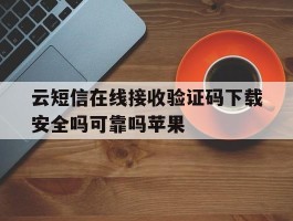 云短信在线接收验证码下载安全吗可靠吗苹果