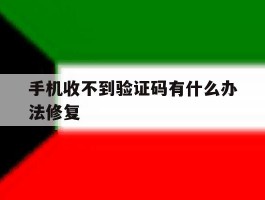 手机收不到验证码有什么办法修复