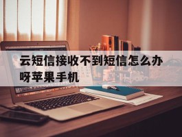 云短信接收不到短信怎么办呀苹果手机