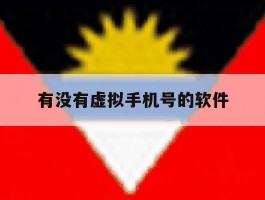 有没有虚拟手机号的软件