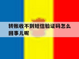 转账收不到短信验证码怎么回事儿呢
