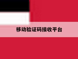 移动验证码接收平台