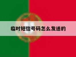 临时短信号码怎么发送的