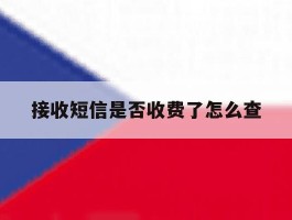 接收短信是否收费了怎么查