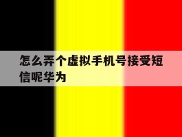 怎么弄个虚拟手机号接受短信呢华为