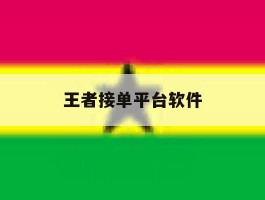 王者接单平台软件
