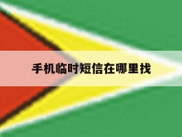 手机临时短信在哪里找