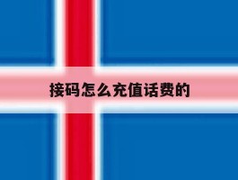 接码怎么充值话费的