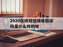 2020在线短信接收验证码是什么样的呀
