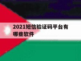 2021短信验证码平台有哪些软件
