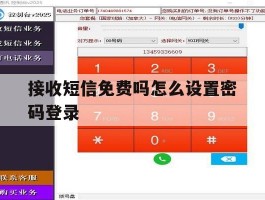 接收短信免费吗怎么设置密码登录