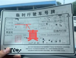临时号牌有什么限制条件嘛