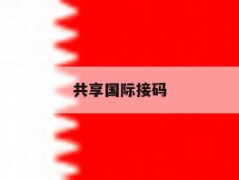 共享国际接码