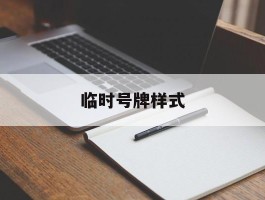 临时号牌样式