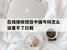 在线接收短信中国号码怎么设置不了拦截