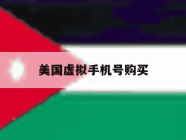 美国虚拟手机号购买
