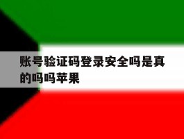 账号验证码登录安全吗是真的吗吗苹果