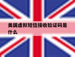 美国虚拟短信接收验证码是什么