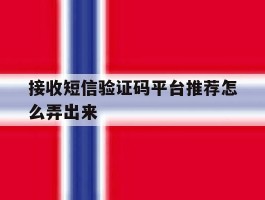 接收短信验证码平台推荐怎么弄出来