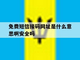 免费短信接码网址是什么意思啊安全吗