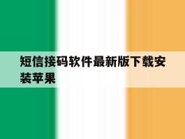 短信接码软件最新版下载安装苹果