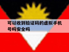 关于可以收到验证码的虚拟手机号吗安全吗的信息