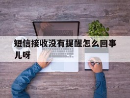 短信接收没有提醒怎么回事儿呀