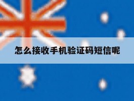 怎么接收手机验证码短信呢