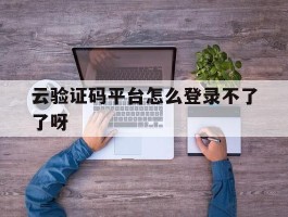 云验证码平台怎么登录不了了呀
