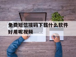 免费短信接码下载什么软件好用呢视频