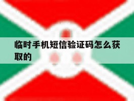 临时手机短信验证码怎么获取的