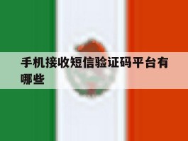 手机接收短信验证码平台有哪些