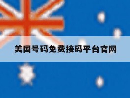 美国号码免费接码平台官网
