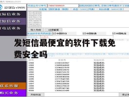 发短信最便宜的软件下载免费安全吗