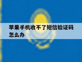 苹果手机收不了短信验证码怎么办
