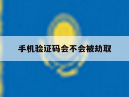 手机验证码会不会被劫取
