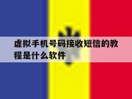 虚拟手机号码接收短信的教程是什么软件