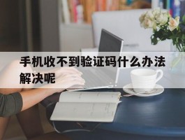 手机收不到验证码什么办法解决呢