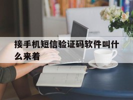 接手机短信验证码软件叫什么来着