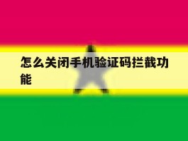 怎么关闭手机验证码拦截功能
