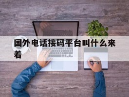 国外电话接码平台叫什么来着