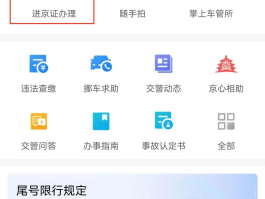 临时号牌如何办理进京证明流程图
