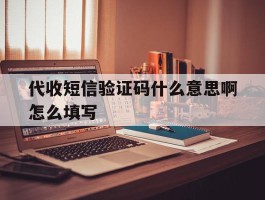 代收短信验证码什么意思啊怎么填写