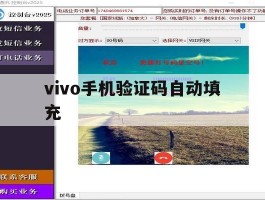 vivo手机验证码自动填充