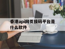 香港api网页接码平台是什么软件