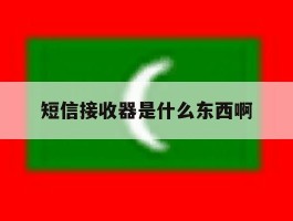 短信接收器是什么东西啊