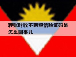 转账时收不到短信验证码是怎么回事儿